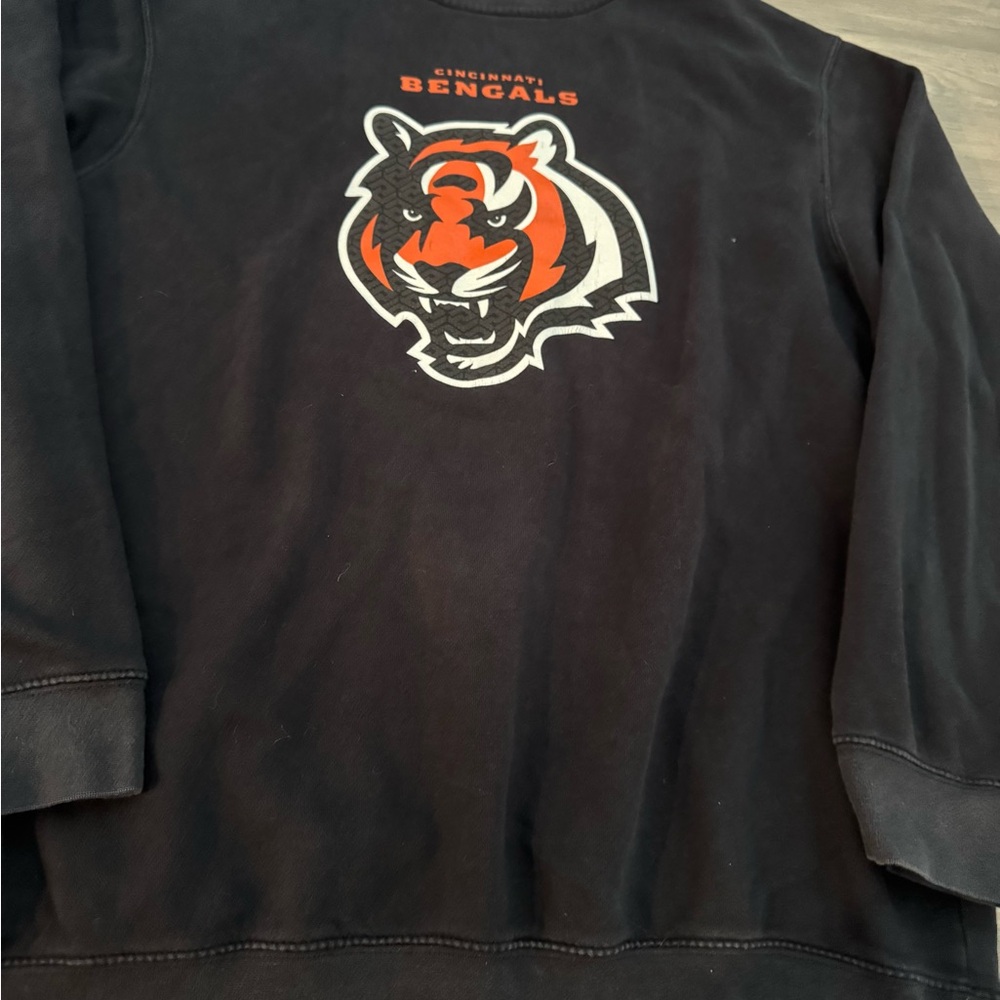 NFL Cincinnati Bengals Men’s Black Sweatshirt Size Large